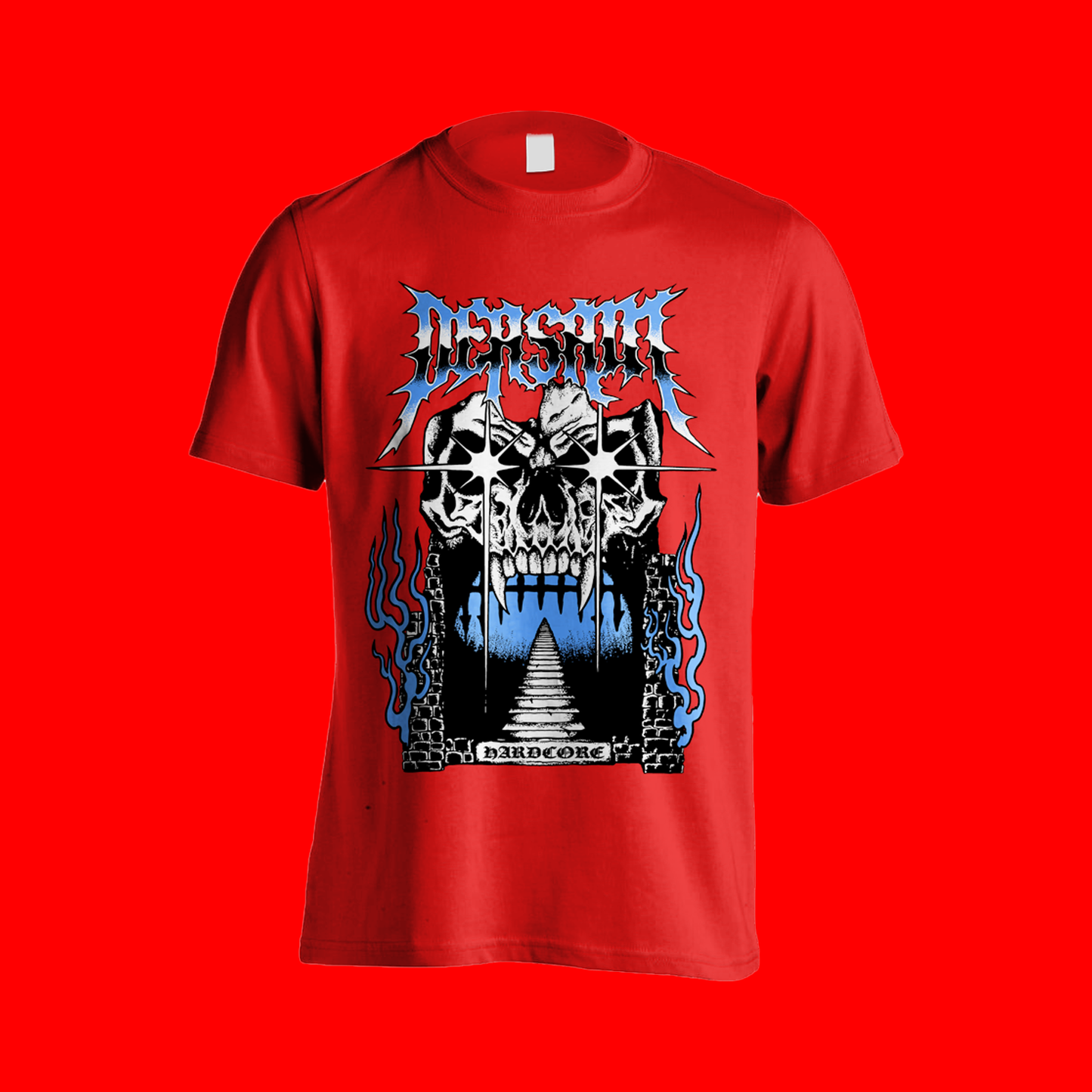 Skull Tee Red